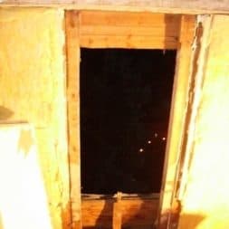 bau der kueche im obergeschoss 40 - Der Einbau der Dachfenster-Einbau der Dachfenster