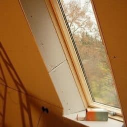 bau der kueche im obergeschoss 70 - Der Einbau der Dachfenster-Einbau der Dachfenster