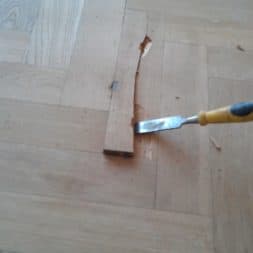 echtholzparkett reparieren wohnung24 - Eichen Echtholz Parkett aufbereiten und kaputte Stäbe auswechseln