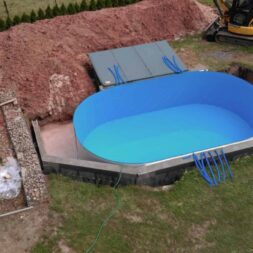 pool aufbau und anschluss 12 scaled - Poolbau – Stahlwandpool selber aufbauen