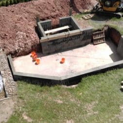 pool schacht und mauerarbeiten 47 1 - Projekt Poolbau – Das Technikhaus