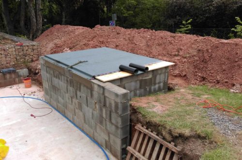 pool schacht und mauerarbeiten 59 - Projekt Poolbau – Das Technikhaus