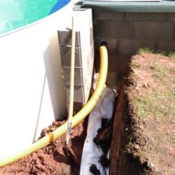 pool aufbau und anschluss 42 - Projekt Poolbau – Bau und Anschluss der Solarheizung