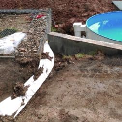 pool aufbau und anschluss 49 - Projekt Poolterrasse – Vorbereitung und Start