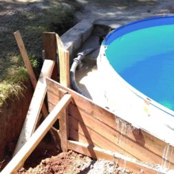 pool aufbau und anschluss 56 scaled - Projekt Poolterrasse – Vorbereitung und Start