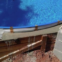 pool aufbau und anschluss 57 - Projekt Poolterrasse – Vorbereitung und Start