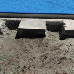 pool aufbau und anschluss 62 - Projekt Poolterrasse – Vorbereitung und Start