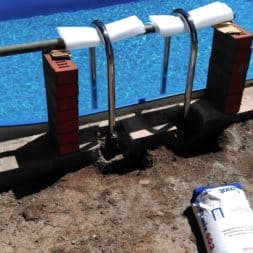 pool aufbau und anschluss 63 - Projekt Poolterrasse – Vorbereitung und Start