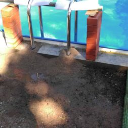 pool aufbau und anschluss 65 scaled - Projekt Poolterrasse – Vorbereitung und Start