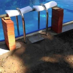 pool aufbau und anschluss 66 - Projekt Poolterrasse – Vorbereitung und Start