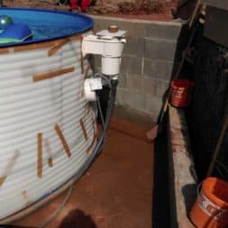 pool aufbau und anschluss 70 - Projekt Poolterrasse – Vorbereitung und Start