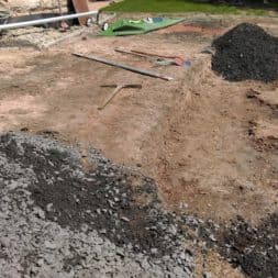 pool aufbau und anschluss 72 - Projekt Poolterrasse – Vorbereitung und Start