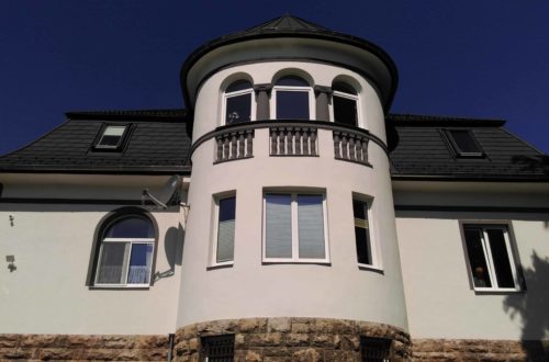 Blick von Sueden4 - Der Einbau der Dachfenster-Einbau der Dachfenster