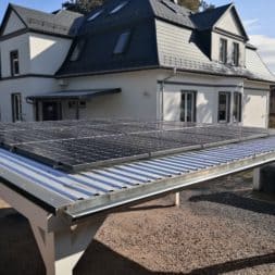 Carport Photovoltaik auf dem Dach 2 - Neuer Carport mit Photovoltaik auf dem Dach