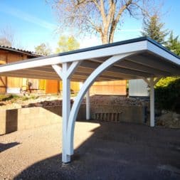 IMG 20190418 084631 1 - Neuer Carport mit Photovoltaik auf dem Dach