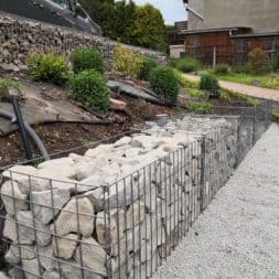 Hangsicherung mit Gabionen30 - Hangsicherung mit Gabionen - Hochbeet mit Gabionen bauen