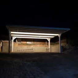 IMG 20190415 210810 - Carport mit LED Lichtband ausleuchten - Kamera und Bewegungsmelder installieren