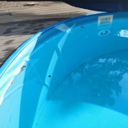 Luftblasen unter Poolfolie 3 - Pool Umbau - Rückbau vom Stahlwandpool