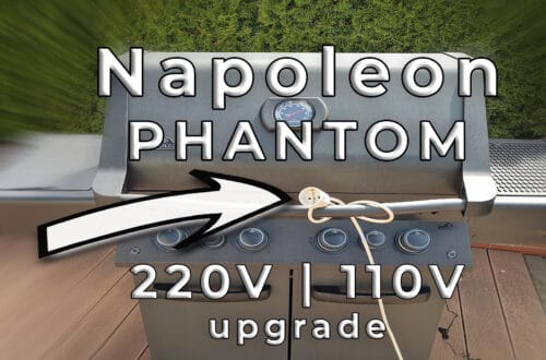 Napoleon PHANTOM P500 Umbau auf externe Stromversorgung 1 - Gabionen Mauer am Hang ausbauen und erweitern | Hangsicherung | Hochbeet