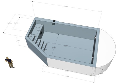 Pool Plan 1 b1a - Plan pool and create 3D floor plan yourself
