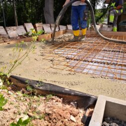 Betonfundament im Garten bauen–Gartenkueche–Tierhaus Voliere commaik.de 30 scaled - Build concrete foundation for new garden house yourself