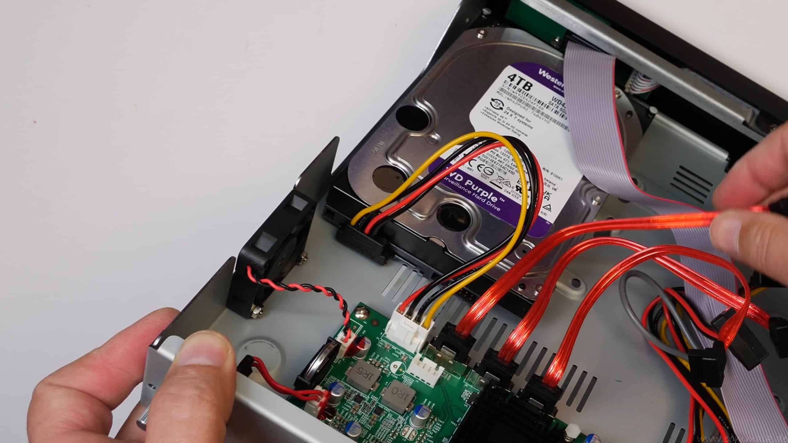 Install Reolink RLN36 NVR Install Hard Disk And Set Up Camera Commaik