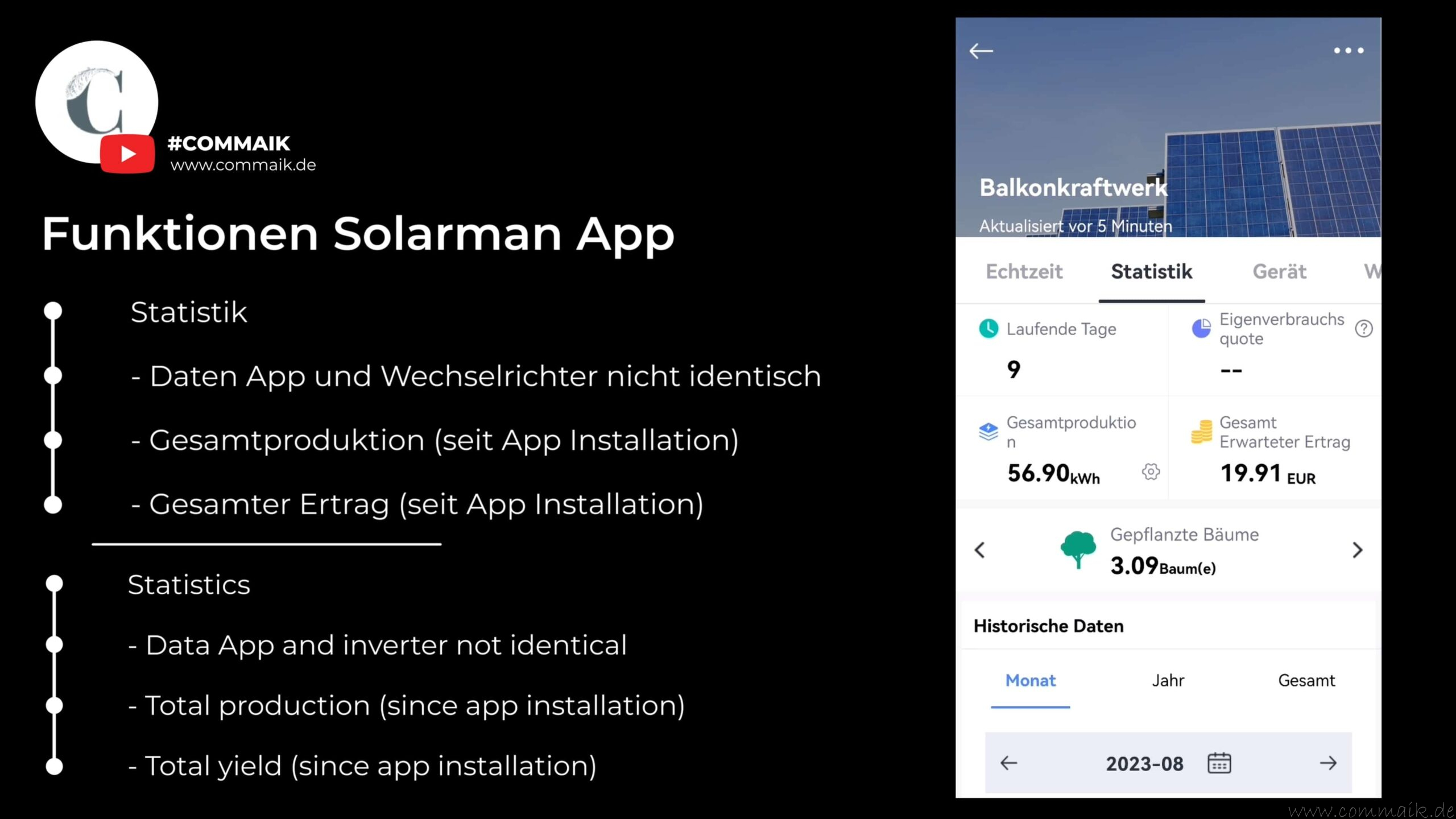 Balcony power station Set up the Solarman app commaik
