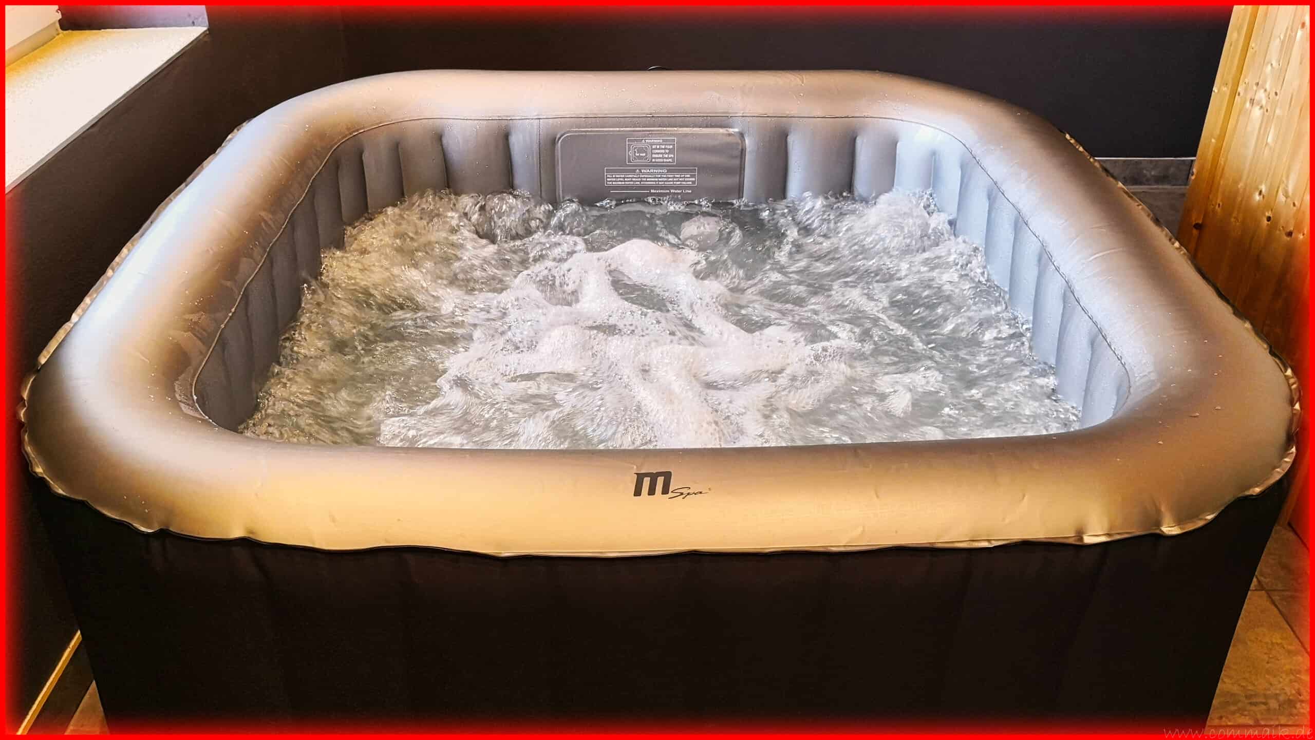 MSpa Alpine Delight – Aufblasbarer Whirlpool für die Sauna – Unboxing Aufbau und erstes Fazit a1