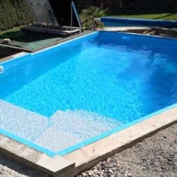 Pool umbauen folie in den pool schweissen commaik.de 093 - Pool Auswintern - Pooltechnik in Betrieb nehmen und Wasserwerte einstellen