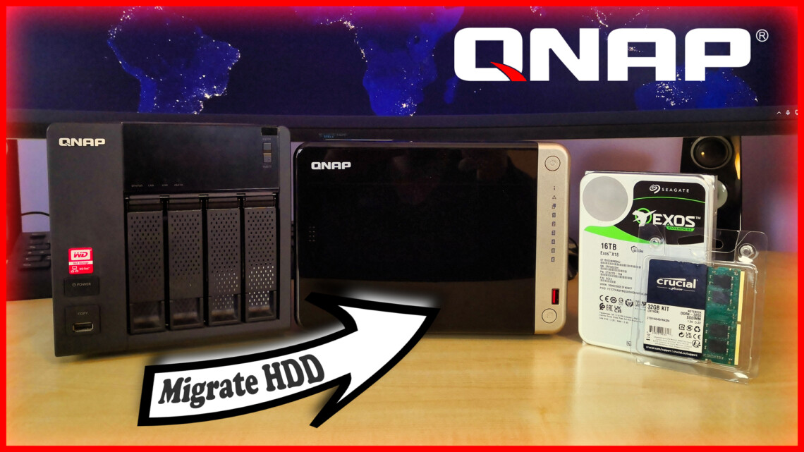 Migrate QNAP NAS - Transfer hard disks to new NAS WITHOUT data loss