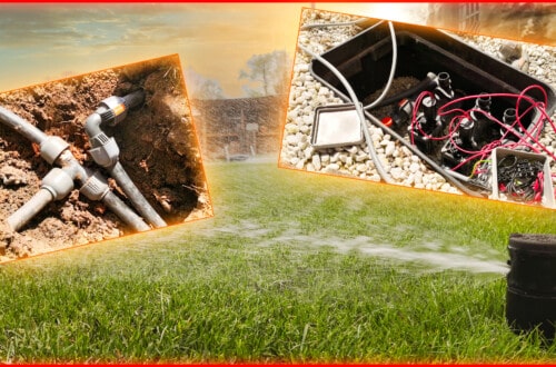 Garden irrigation – Installation and connection of new Hunter pop-up sprinklers a1