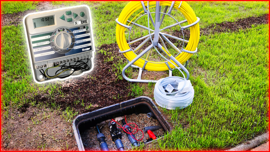 DIY lawn irrigation 5 - Connecting and programming the Hunter control computer