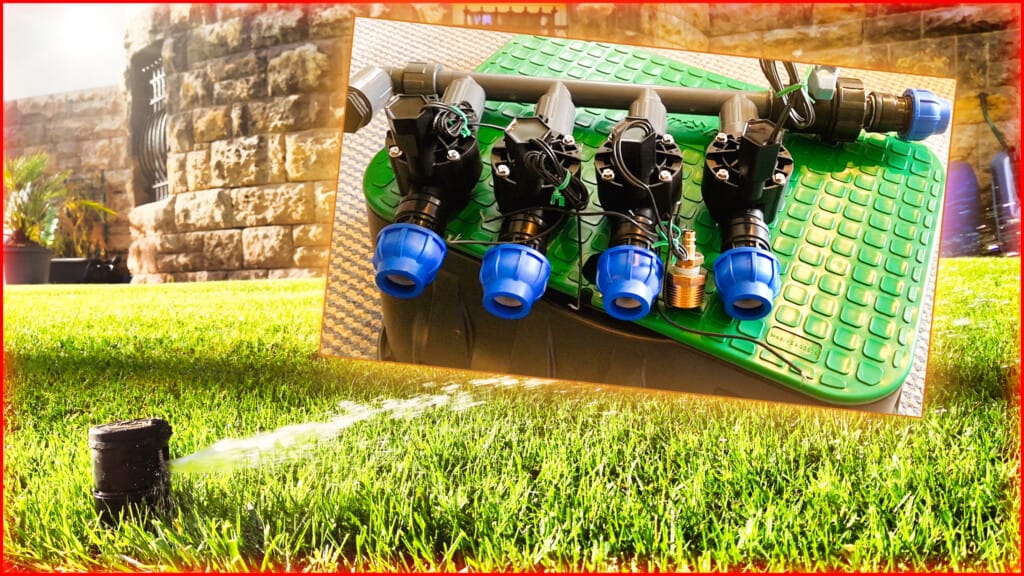 Rasenbewässerung selber bauen 2 Montage Rain Bird Ventilbox commaik
