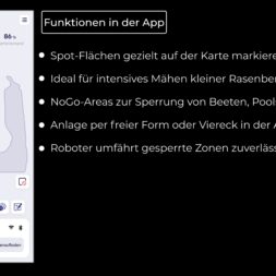Anthbot Genie Funktionen der App www.commaik.de 3.15.1 - Anthbot Genie Mähroboter im Test: Perfektes Rasen mähen ohne Kabel!?