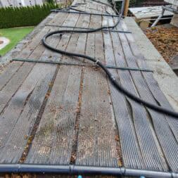 Poolheizung Upgrade Von EPDM zu Ripp Rohr – effizient mardersicher www.commaik.de 001 - Pool heating with Solar Ripp - Build your own solar heating for the pool