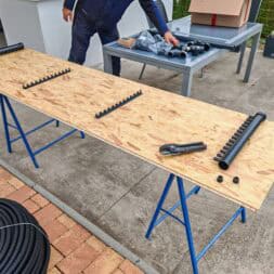 Poolheizung Upgrade Von EPDM zu Ripp Rohr – effizient mardersicher www.commaik.de 010 - Pool heating with Solar Ripp - Build your own solar heating for the pool