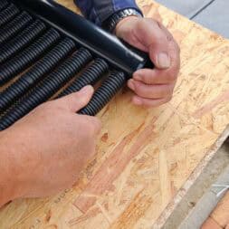 Poolheizung Upgrade Von EPDM zu Ripp Rohr – effizient mardersicher www.commaik.de 023 - Pool heating with Solar Ripp - Build your own solar heating for the pool