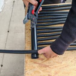 Poolheizung Upgrade Von EPDM zu Ripp Rohr – effizient mardersicher www.commaik.de 028 - Pool heating with Solar Ripp - Build your own solar heating for the pool