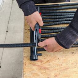 Poolheizung Upgrade Von EPDM zu Ripp Rohr – effizient mardersicher www.commaik.de 030 - Pool heating with Solar Ripp - Build your own solar heating for the pool