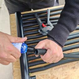 Poolheizung Upgrade Von EPDM zu Ripp Rohr – effizient mardersicher www.commaik.de 035 - Pool heating with Solar Ripp - Build your own solar heating for the pool