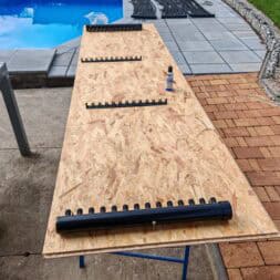 Poolheizung Upgrade Von EPDM zu Ripp Rohr – effizient mardersicher www.commaik.de 044 - Pool heating with Solar Ripp - Build your own solar heating for the pool