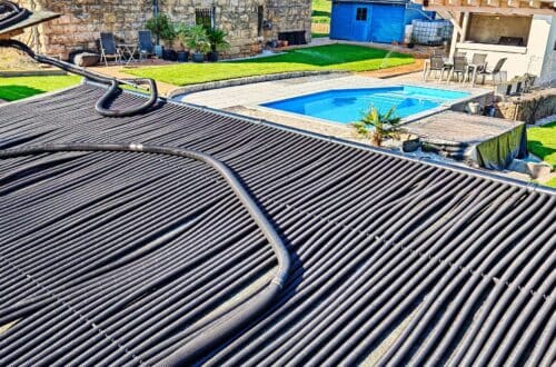 Poolheizung Upgrade Von EPDM zu Ripp Rohr – effizient mardersicher www.commaik.de 074 - Poolheizung mit Solar Ripp - Solarheizung für den Pool selber bauen