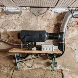 Dieselstandheizung in der Werkstatt Festinstallation mit Praxis Tipps www.commaik.de 033 - 8kW Diesel Standheizung sicher in der Werkstatt & Garage installieren
