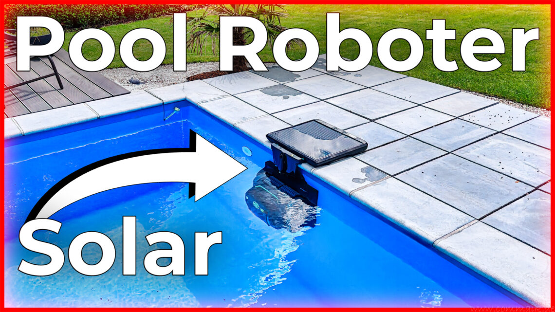 Effective pool cleaning: WyBot S2 Solar in action