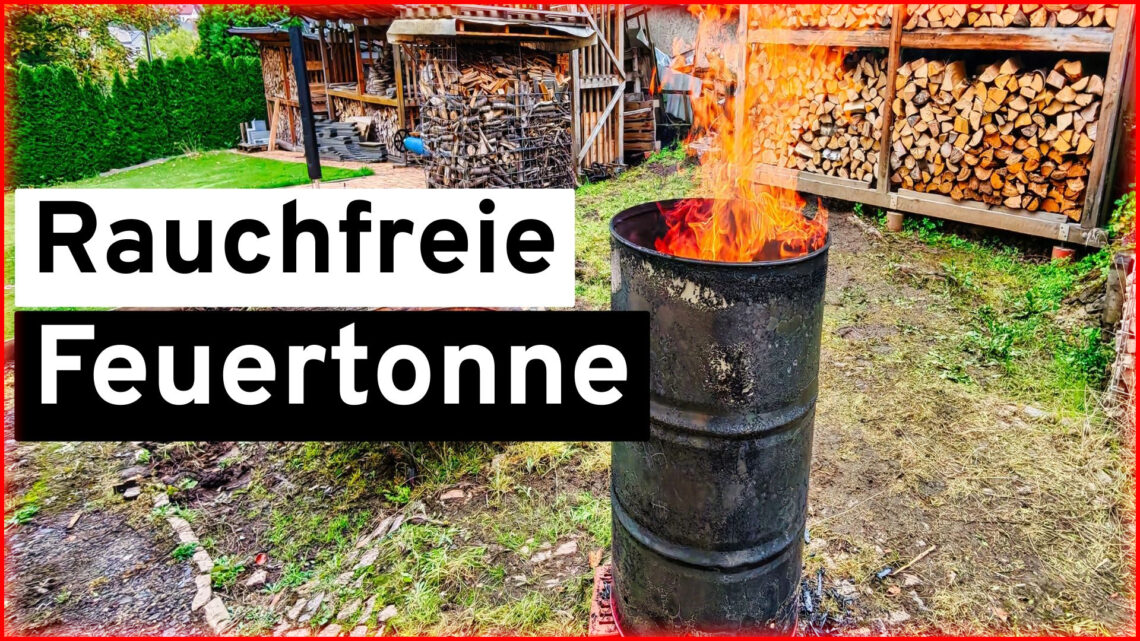 Tutorials 1 DIY: Rauchfreie Feuertonne aus Ölfass selber bauen
