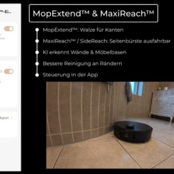 MOVA Z60 Ultra Roller Complete test: Fully automatic cleaning with AI and hot water 37 MOVA Z60 Ultra Roller Complete im Test Staerkster Saug Wischroboter www.commaik.de 1.17.11 - MOVA Z60 Ultra Roller Complete test: Fully automatic cleaning with AI and hot water