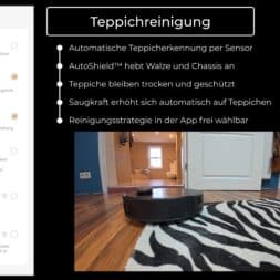 MOVA Z60 Ultra Roller Complete test: Fully automatic cleaning with AI and hot water 35 MOVA Z60 Ultra Roller Complete im Test Staerkster Saug Wischroboter www.commaik.de 1.17.9 - MOVA Z60 Ultra Roller Complete test: Fully automatic cleaning with AI and hot water