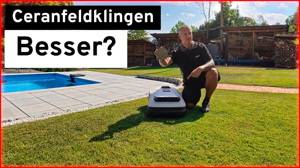 Garden 2 Ceramic hob blades in the robotic lawnmower test: Inexpensive alternative with surprising results