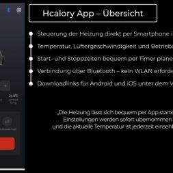 Dieselheizung statt Elektroheizung Hcalory HBH2 im Test Einbau im Wintergarten www.commaik.de 4.1.1 - Hcalory TB MAX 8 kW Dieselheizung im Praxistest – kompakte All-in-One Heizung für Camping, Werkstatt und Wohnmobil