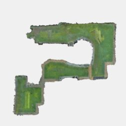 TerraMow V1000, V600, and Mini 500 Review: Robotic Lawn Mowers Without RTK and Lidar? 54 A map with green and brown textures is displayed on a smartphone screen; it is labeled “Smart Map Textures” and is ideal for use with a robotic lawn mower. The battery level is 78%, and the time is 5:42. The "Load Full Screen" button appears below the map. www.commaik.de